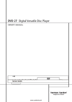 Harman-Kardon DVD-27-Owners-Manual 